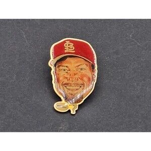 Vtg 1999 1st Ed. Pinheads Mark Mcgwire St. Louis Cardinals  Hat Lapel Pin